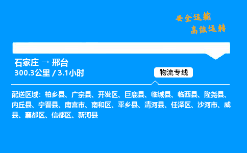 石家莊到邢臺(tái)物流專線-專業(yè)承攬石家莊至邢臺(tái)貨運(yùn)-保證時(shí)效